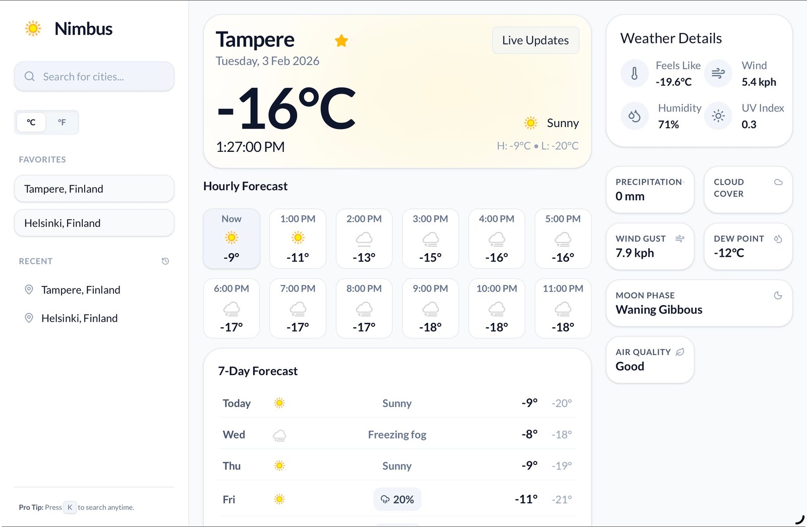 Nimbus Weather Engine Preview